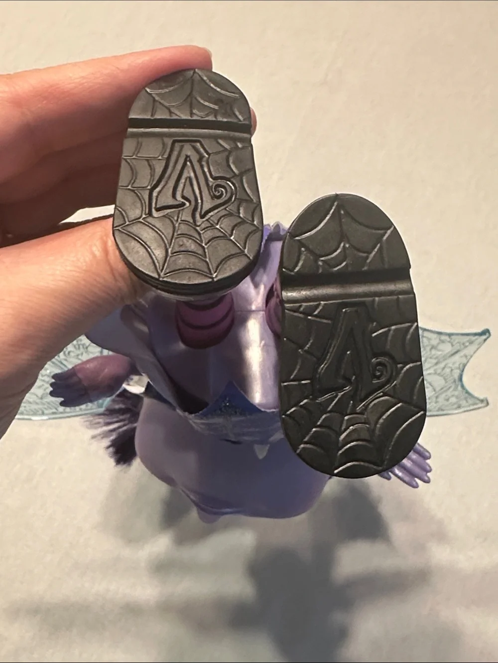 Disney Purple Vampirina Doll with Teal Wings and Pink Accents